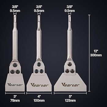 Amazon | Vearter 125mm x 300mm SDS Plus シャンク 電動ハンマー